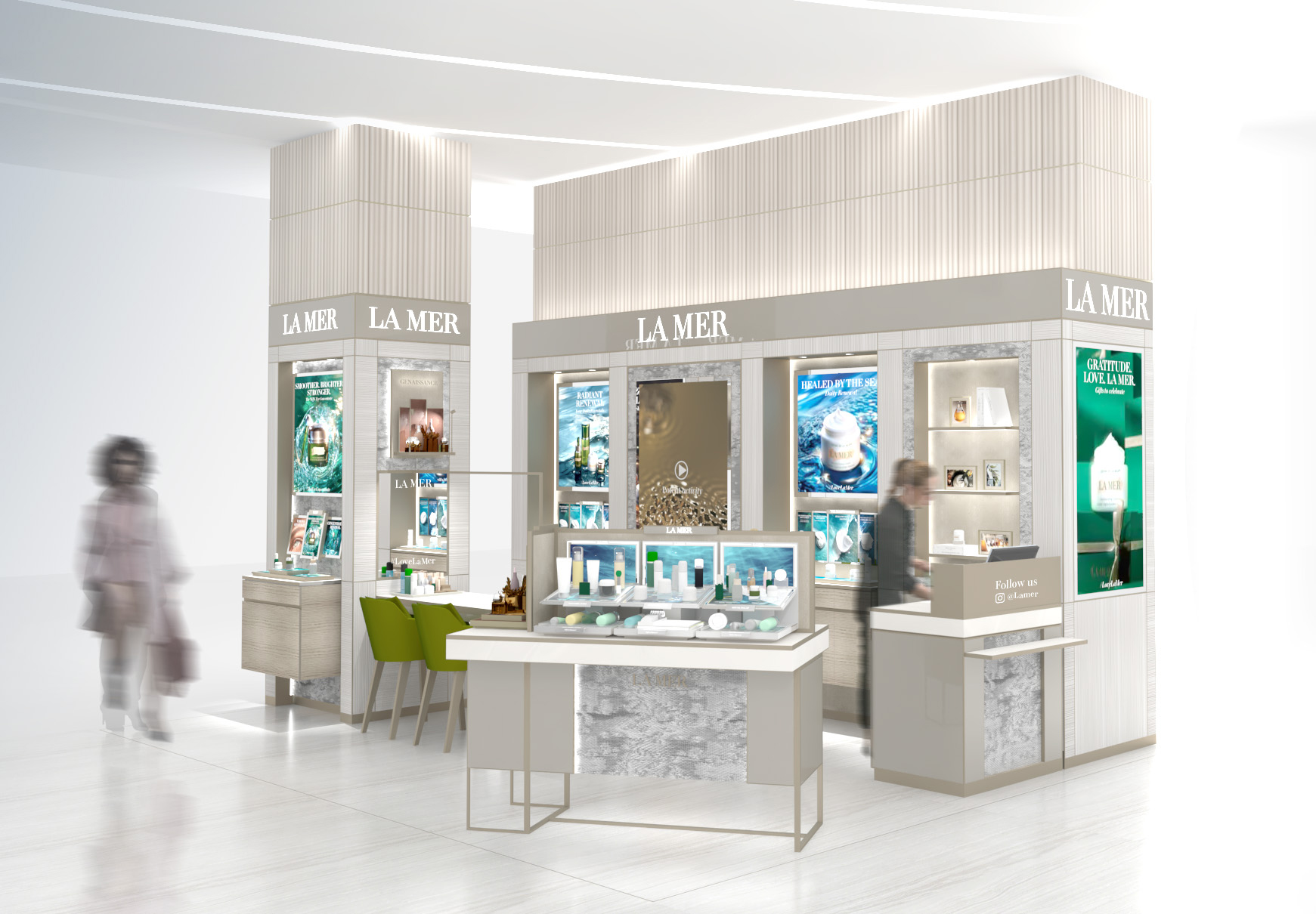 Rendu 3D du projet La Mer au Kadewe Berlin